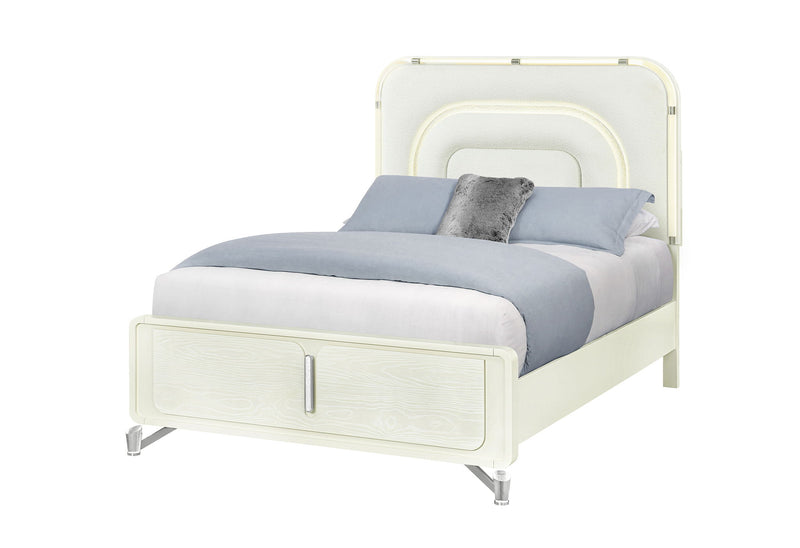 Lyra - 5 Piece Queen Bedroom Set - Beige