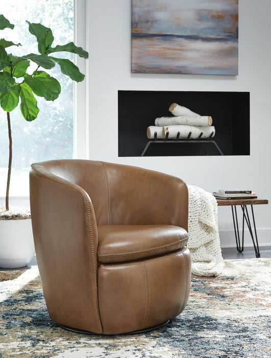 Kierreys Swivel Accent Chair - Furniture Source (IA) 
