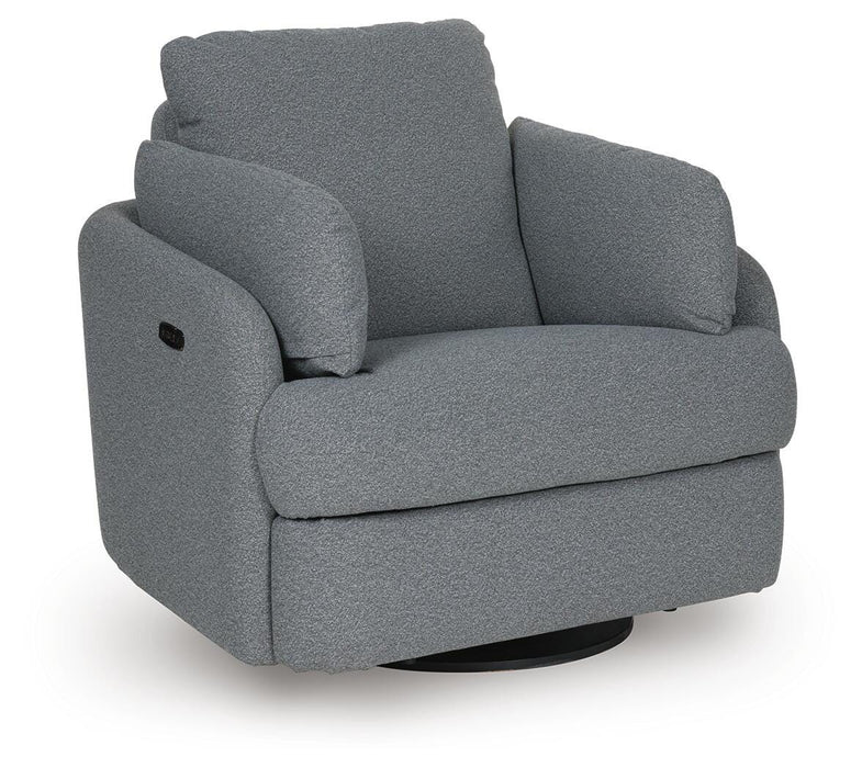 Alainmont Next-Gen Nuvella Swivel Power Recliner - Furniture Source (IA) 