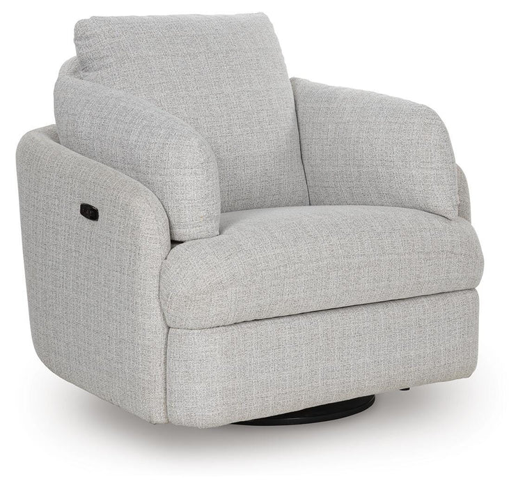 Alainmont Next-Gen Nuvella Swivel Power Recliner - Furniture Source (IA) 
