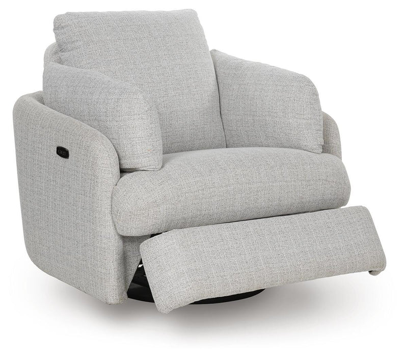 Alainmont Next-Gen Nuvella Swivel Power Recliner - Furniture Source (IA) 