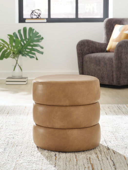 Ummi Swivel Accent Ottoman - Furniture Source (IA) 