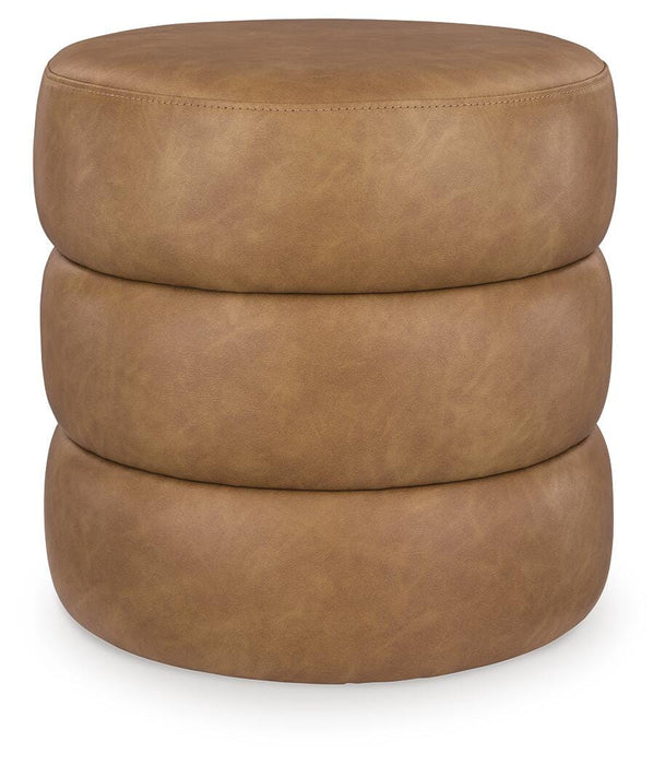Ummi Swivel Accent Ottoman - Furniture Source (IA) 