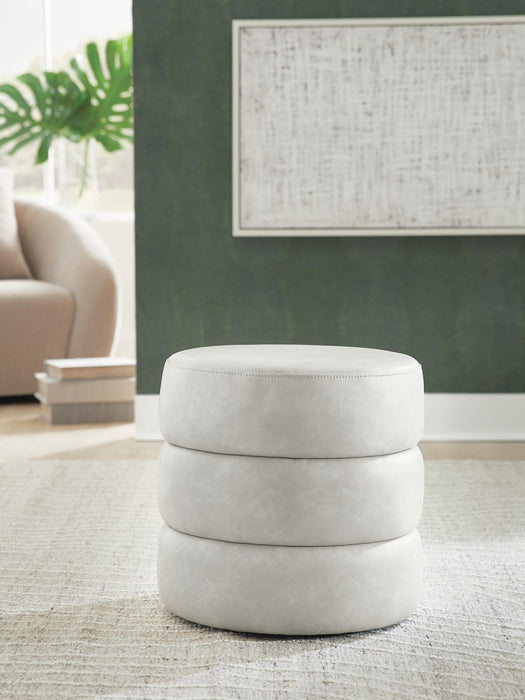 Ummi Swivel Accent Ottoman - Furniture Source (IA) 