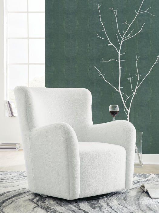 Rowenburg Swivel Glider Accent Chair - Furniture Source (IA) 