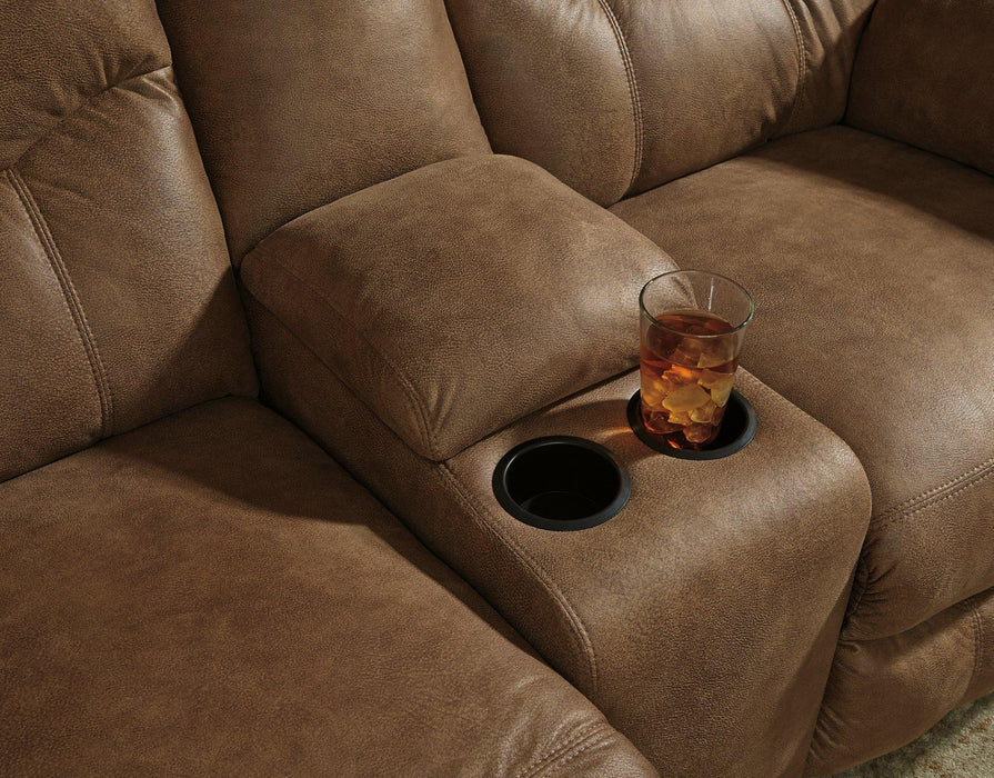 Boxberg Reclining Loveseat with Console