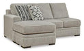 Calnita Sectional with Chaise - Furniture Source (IA) 