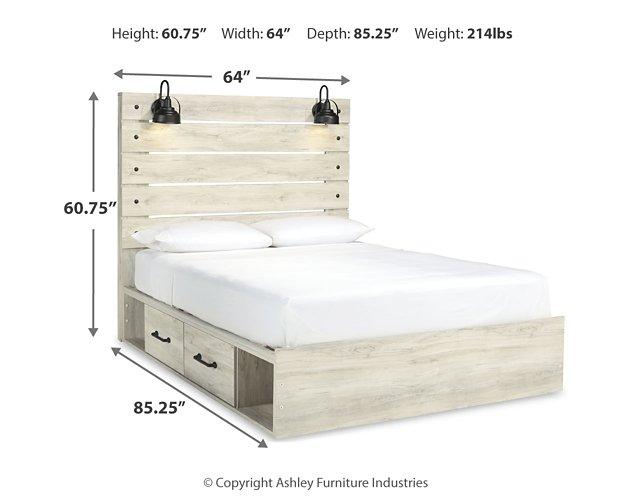 Cambeck Bed with 2 Storage Drawers