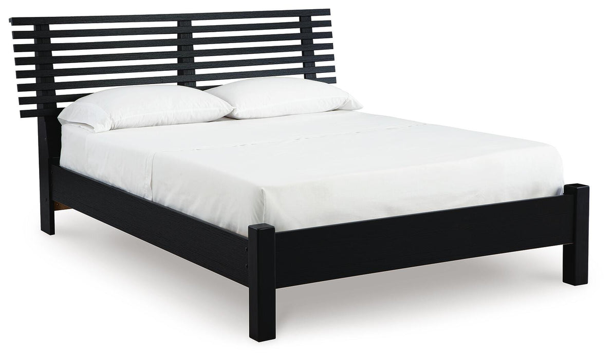 Danziar Queen Slat Bed - Furniture Source (IA) 