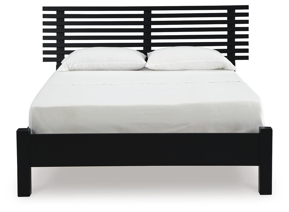 Danziar Queen Slat Bed - Furniture Source (IA) 