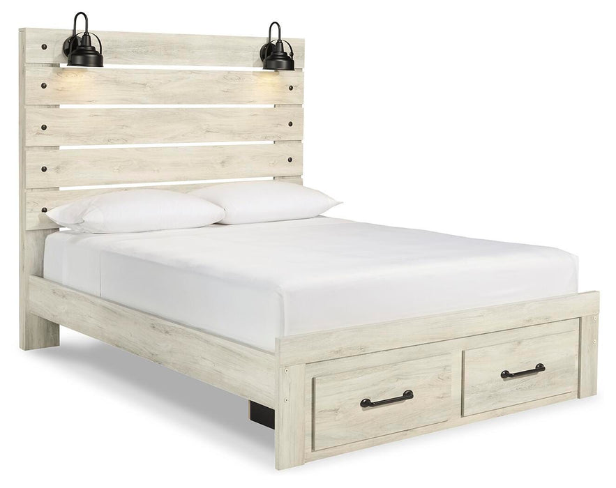 Cambeck Bed with 2 Storage Drawers - Furniture Source (IA) 