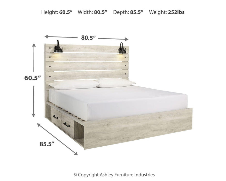 Cambeck Bed with 2 Storage Drawers - Furniture Source (IA) 