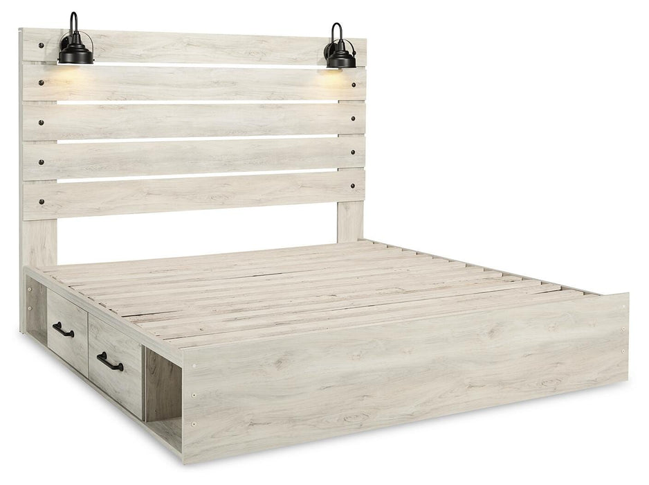 Cambeck Bed with 2 Storage Drawers - Furniture Source (IA) 