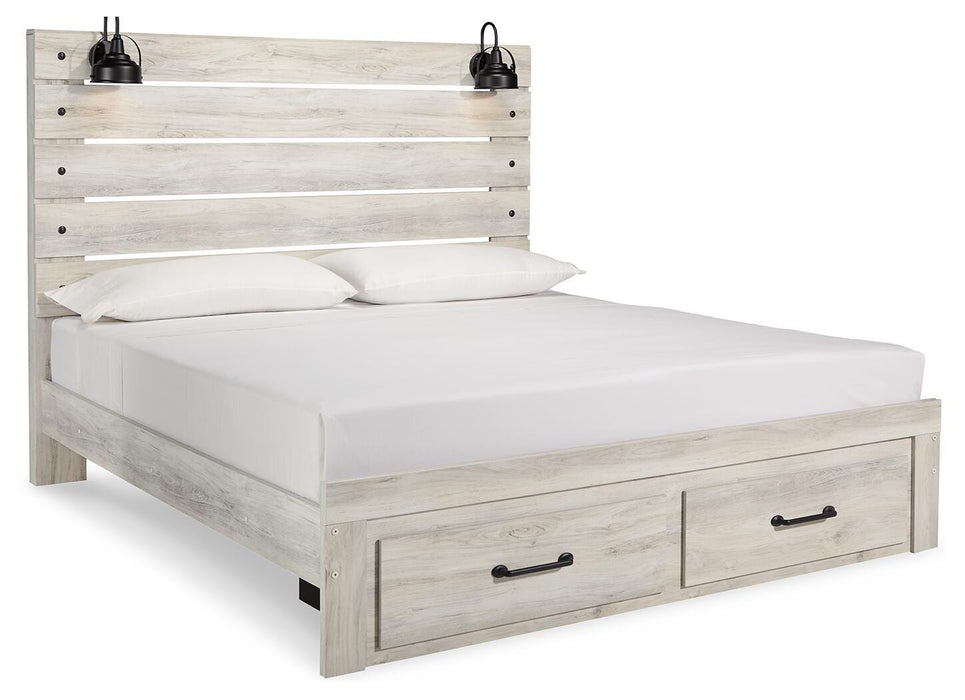 Cambeck Bed with 2 Storage Drawers - Furniture Source (IA) 