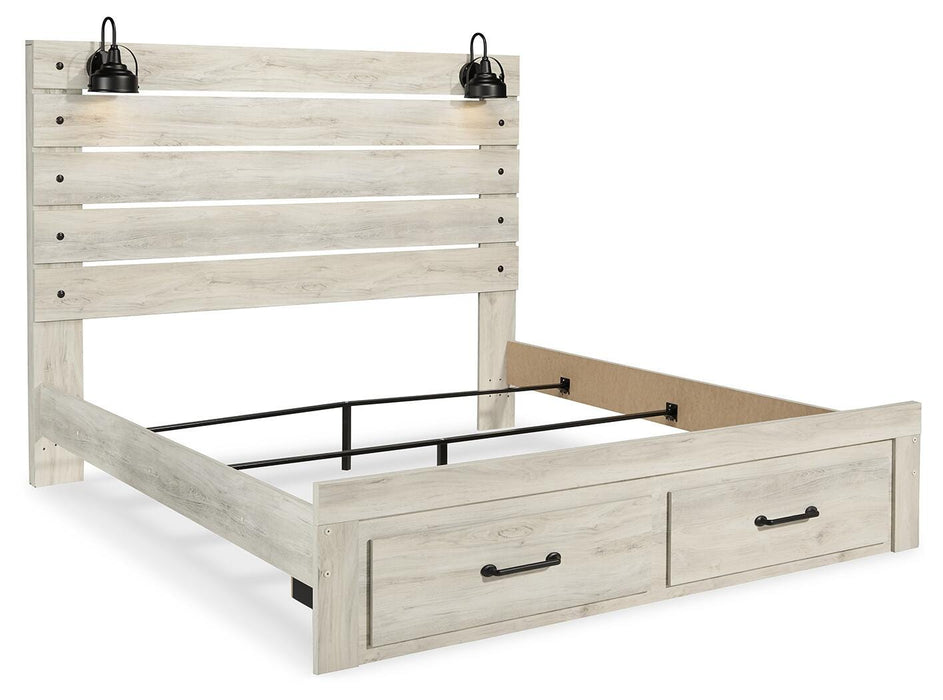 Cambeck Bed with 2 Storage Drawers - Furniture Source (IA) 
