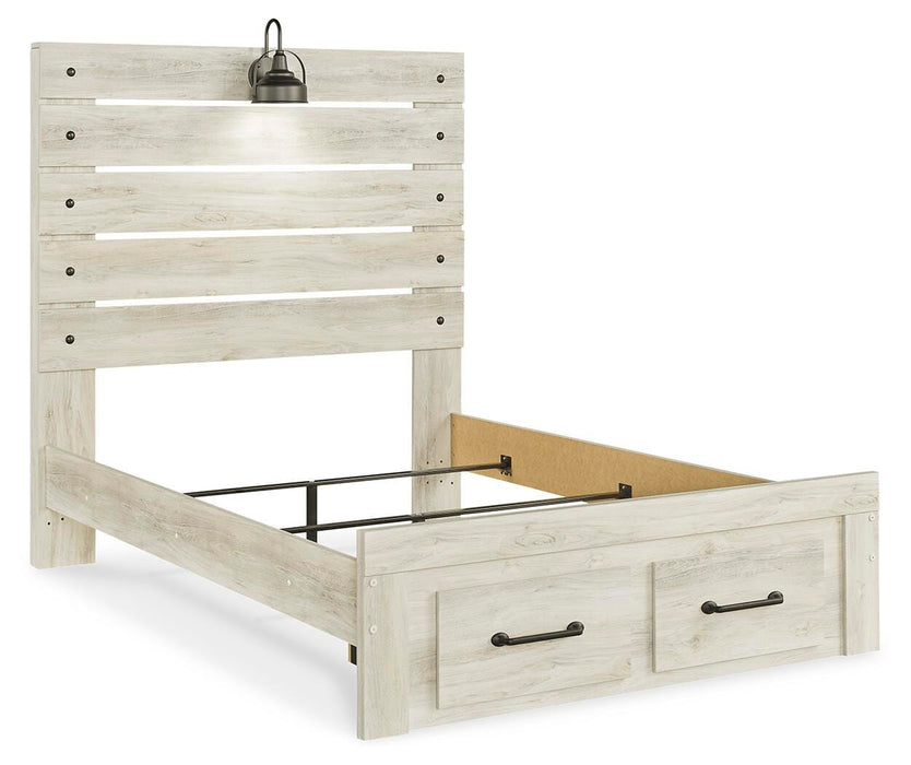 Cambeck Bed with 2 Storage Drawers - Furniture Source (IA) 