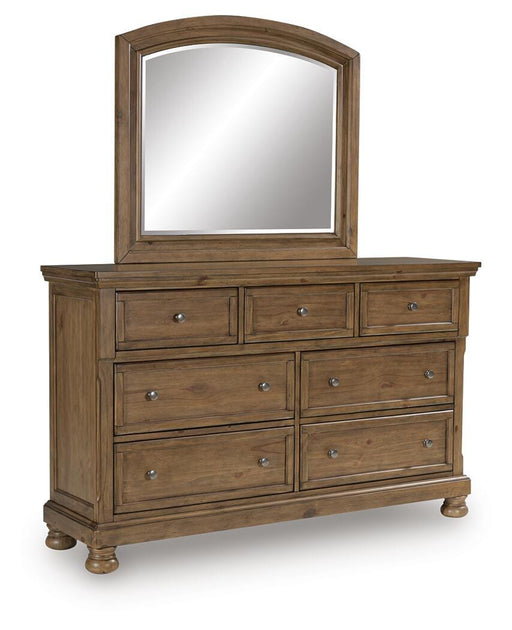 Feddinger Dresser and Mirror - Furniture Source (IA) 