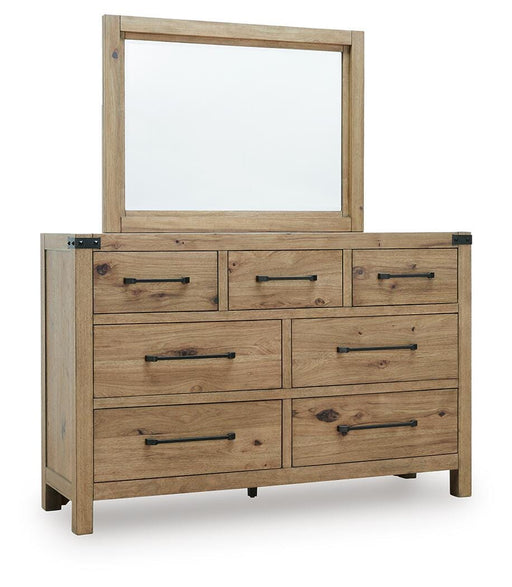 Ridgester Dresser and Mirror - Furniture Source (IA) 