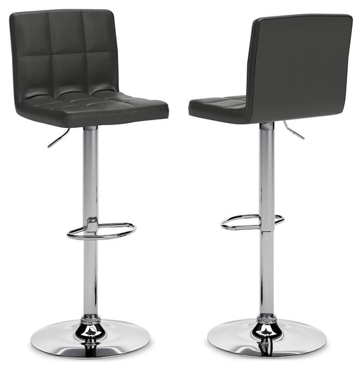 Bellatier Adjustable Height Bar Stool - Furniture Source (IA) 