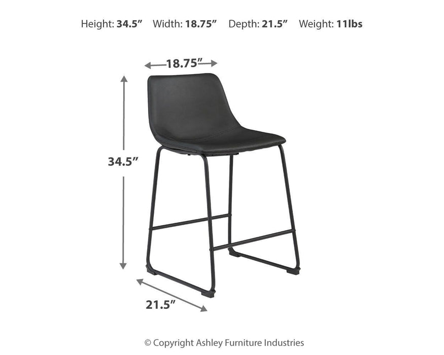 Centiar Counter Height Bar Stool - Furniture Source (IA) 