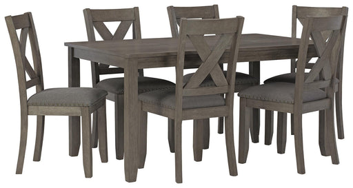 Caitbrook Dining Table and Chairs (Set of 7) - Furniture Source (IA) 