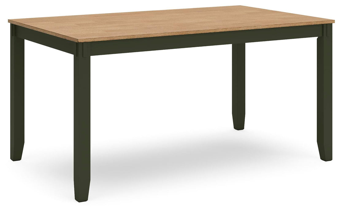 Gesthaven Dining Table with 4 Chairs and Bench (Set of 6) - Furniture Source (IA) 
