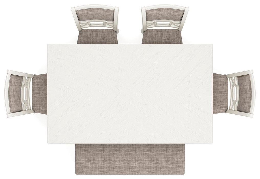 Erinberg Dining Table and 4 Chairs and Bench (Set of 6) - Furniture Source (IA) 