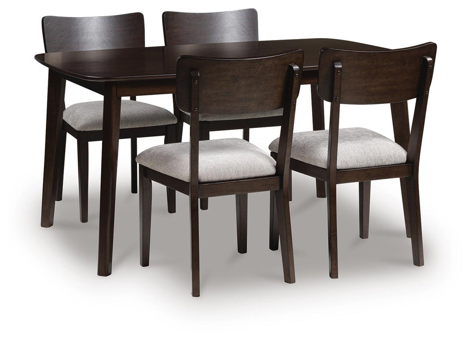Mallenette Dining Table and 4 Chairs (Set of 5) - Furniture Source (IA) 