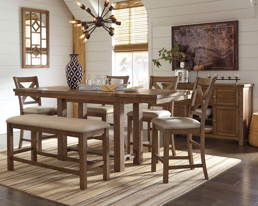 Moriville Counter Height Dining Set - Furniture Source (IA) 