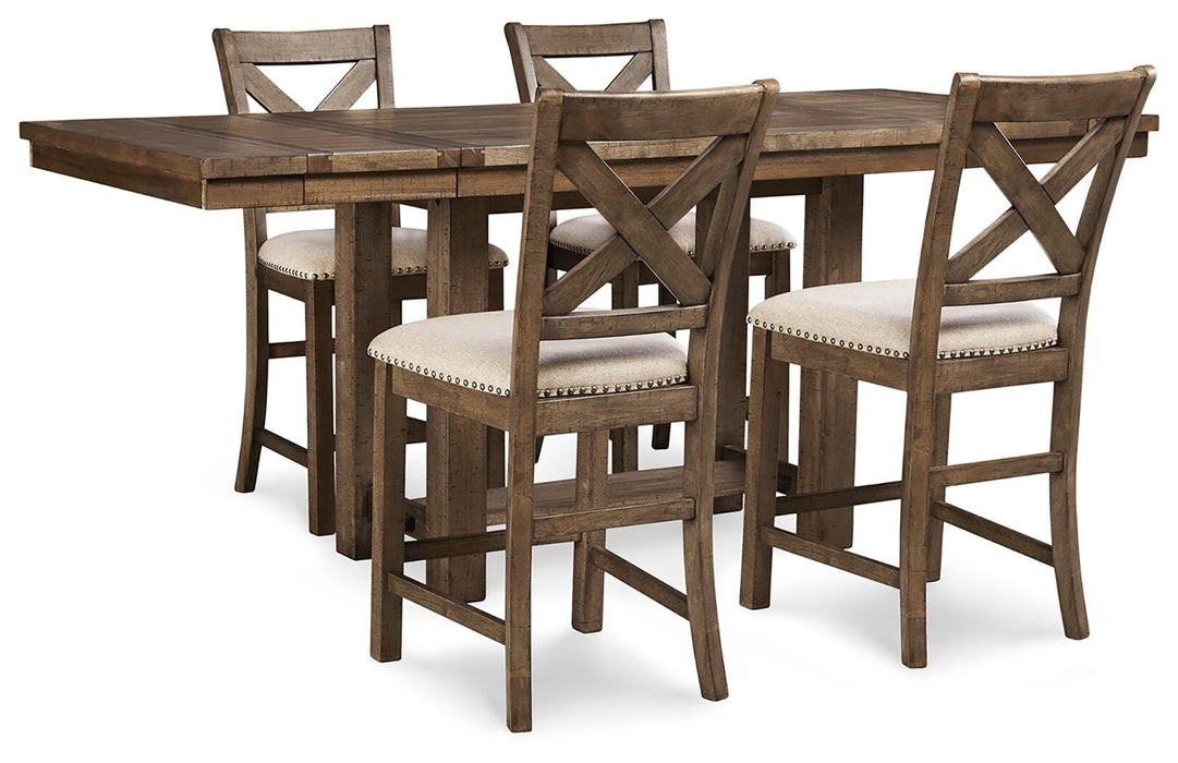 Moriville Counter Height Dining Set - Furniture Source (IA) 