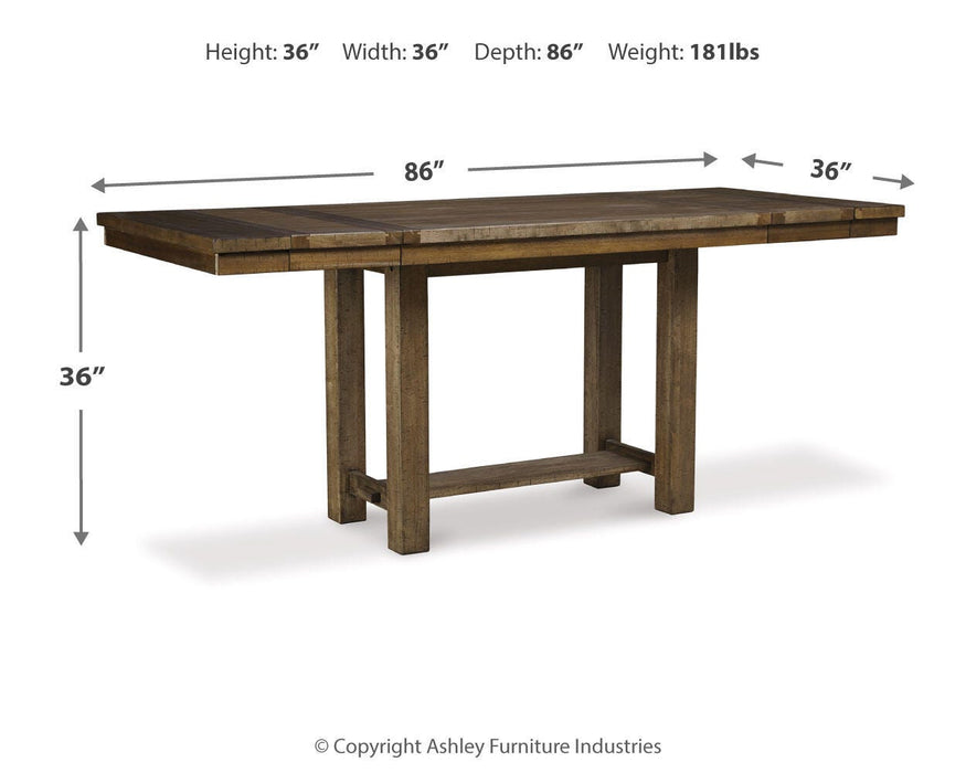 Moriville Counter Height Dining Set - Furniture Source (IA) 