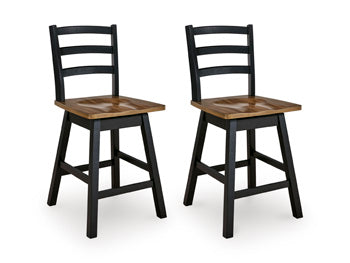 Wildenauer Counter Height Swivel Barstool - Furniture Source (IA) 