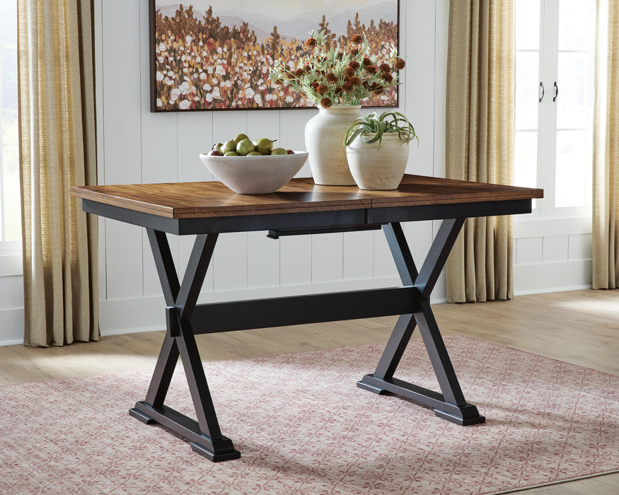 Wildenauer Counter Height Butterfly Extension Table - Furniture Source (IA) 