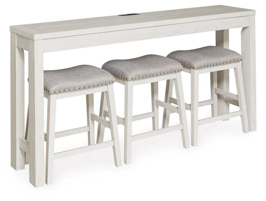 Robbinsdale Counter Height Dining Table and 3 Barstools Set - Furniture Source (IA) 