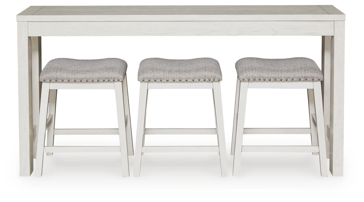 Robbinsdale Counter Height Dining Table and 3 Barstools Set - Furniture Source (IA) 