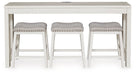 Robbinsdale Counter Height Dining Table and 3 Barstools Set - Furniture Source (IA) 