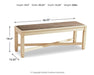 Bolanburg Dining Bench - Furniture Source (IA) 