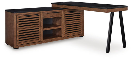 Kallari Credenza with Desk Return - Furniture Source (IA) 