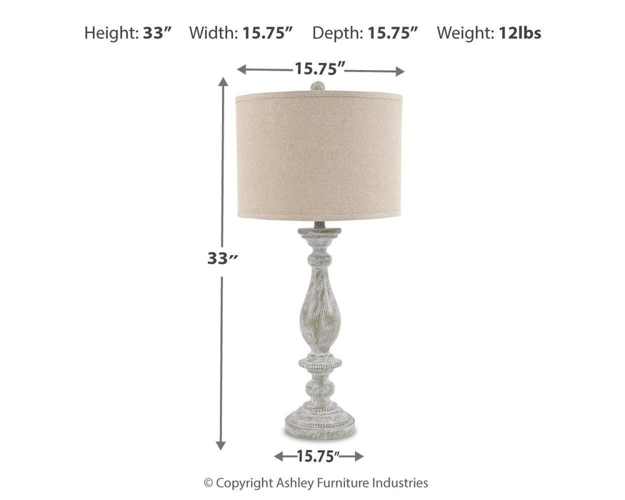 Bernadate Lamp Set - Furniture Source (IA) 