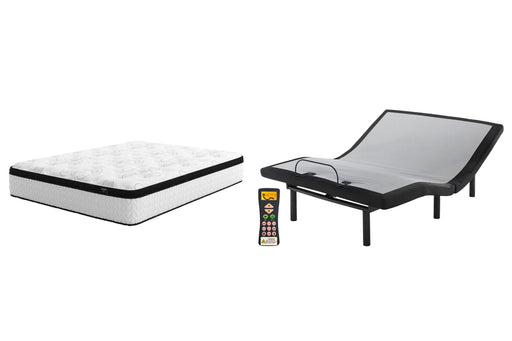 Chime 12 Inch California King Hybrid Mattress Package - Furniture Source (IA) 