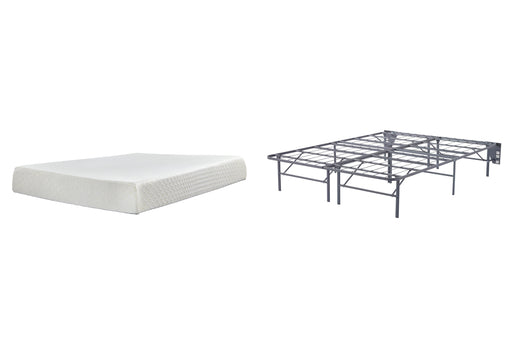 10 Inch Chime Memory Foam Mattress Set - Furniture Source (IA) 