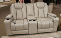 Elevate Edges Glider Reclining Loveseat with Console - Furniture Source (IA) 