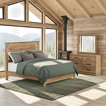 Brozmont Dresser and Mirror - Furniture Source (IA) 