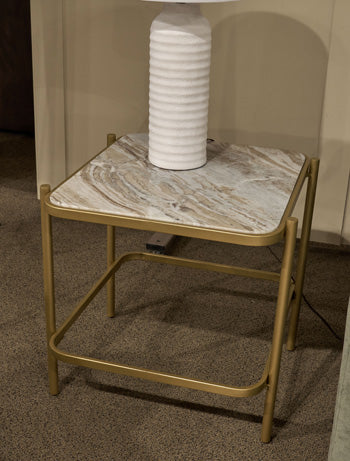 Manor Stone End Table - Furniture Source (IA) 