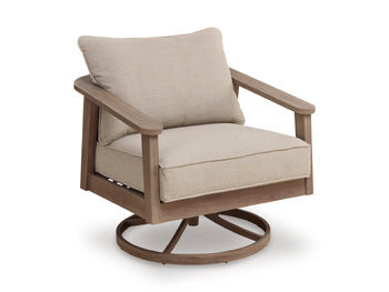 Harmony Headlands Outdoor Swivel Lounge with Cushion - Furniture Source (IA) 