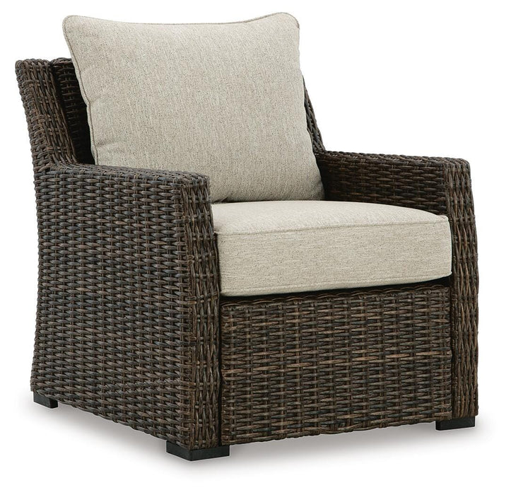 Brook Ranch Outdoor Lounge Chair with Cushion - Furniture Source (IA) 