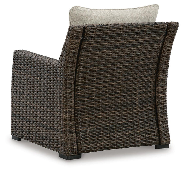 Brook Ranch Outdoor Lounge Chair with Cushion - Furniture Source (IA) 
