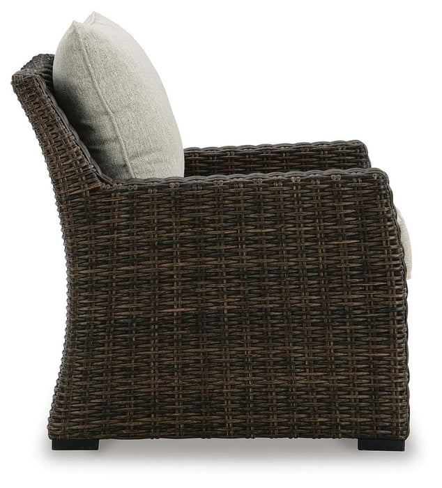Brook Ranch Outdoor Lounge Chair with Cushion - Furniture Source (IA) 