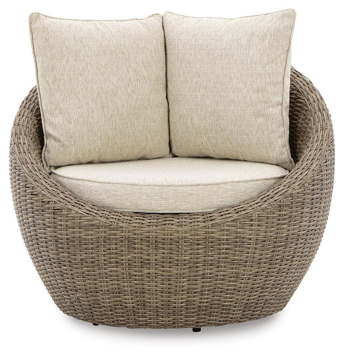 Danson Swivel Lounge with Cushion (Set of 2) - Furniture Source (IA) 