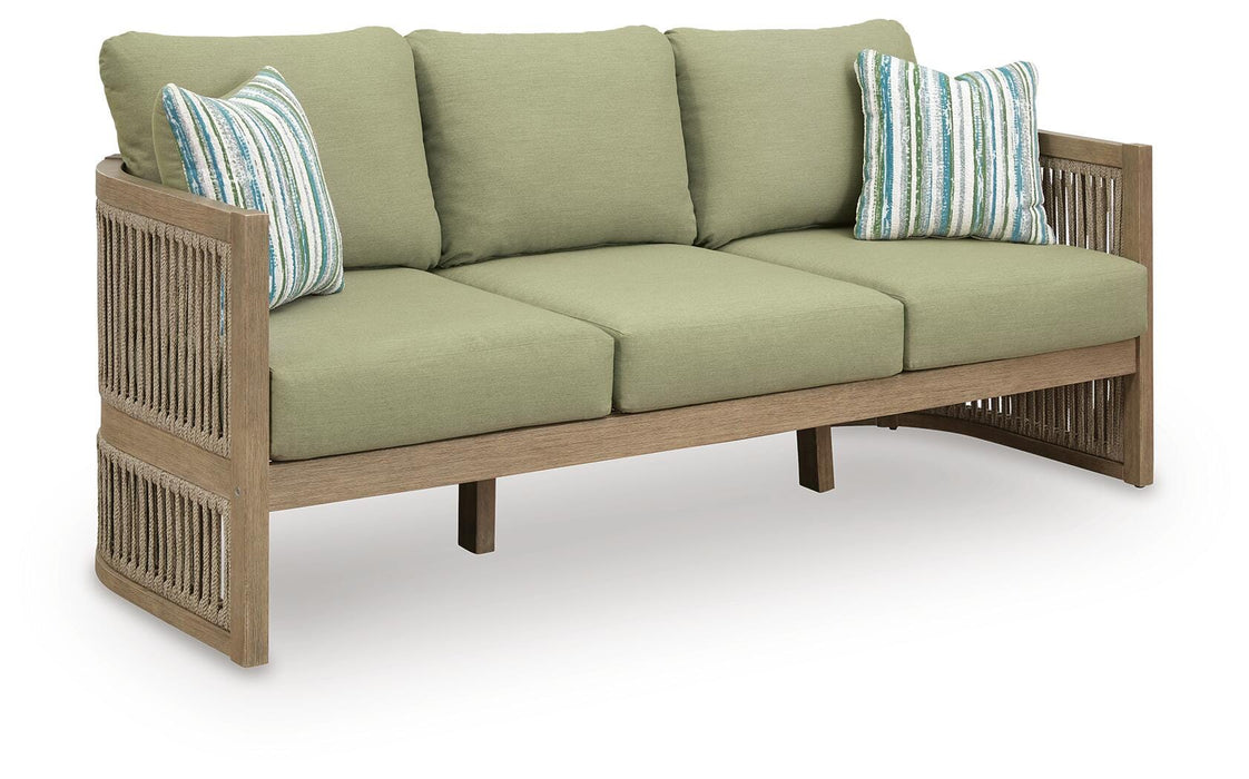 Serena Shores Outdoor Sofa with Cushion - Furniture Source (IA) 